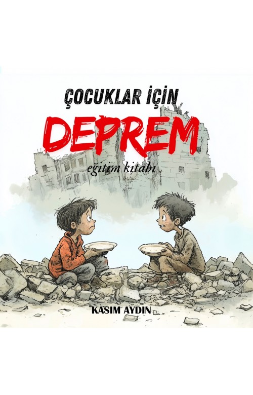 Çocuklar için Deprem eğitim kitabı